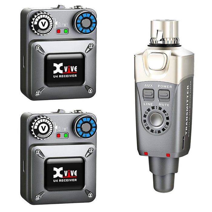 Xvive U4R2 Wireless In Ear Monitor System w/ 2x Receivers (352568) - Gsus4
