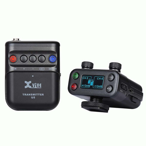 Xvive U5 Wireless Audio for Video System (1x LV1 Lav Mic, 1x Receiver, 1x Transmitter) (352571) - Gsus4