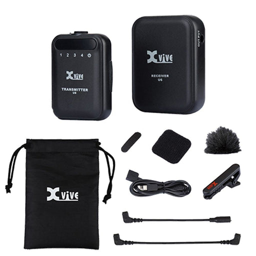 Xvive U6 Compact Wireless Mic System for DSLR/Video Cameras & Smartphones (352581) - Gsus4