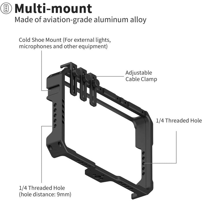 YoloLiv | Cage for YoloBox Pro w/ Cable Clips (YC - Cage - Pro) - Gsus4