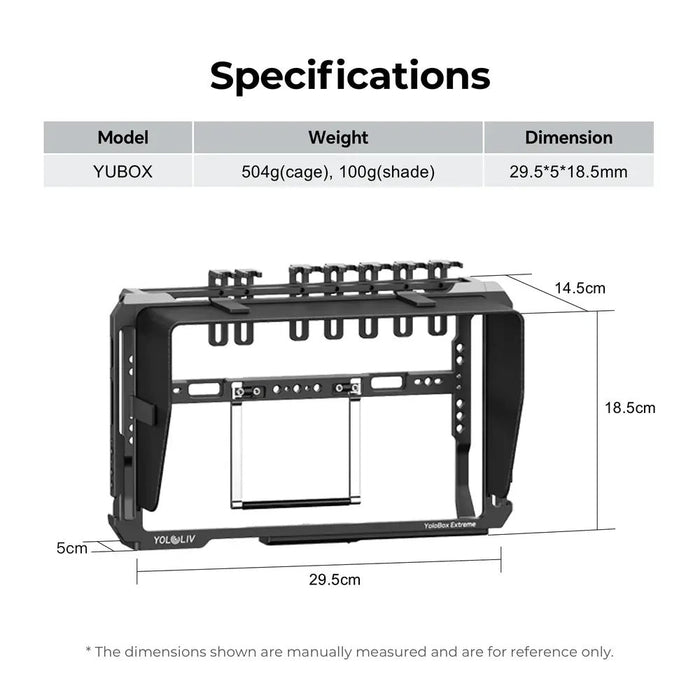 YoloLiv | Cage w/ Sun Shade & Table Support for YoloBox Extreme (YBECAGE) - Gsus4