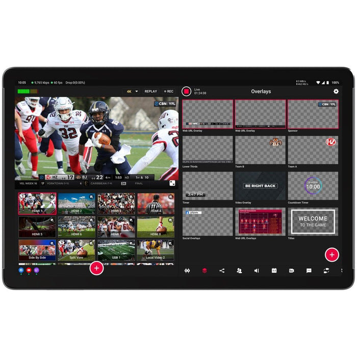 YoloLiv | YoloBox EXTREME | Live Streaming Tablet 11.2" Screen w/ 8x HDMI Inputs (YoloExtreme) - Gsus4