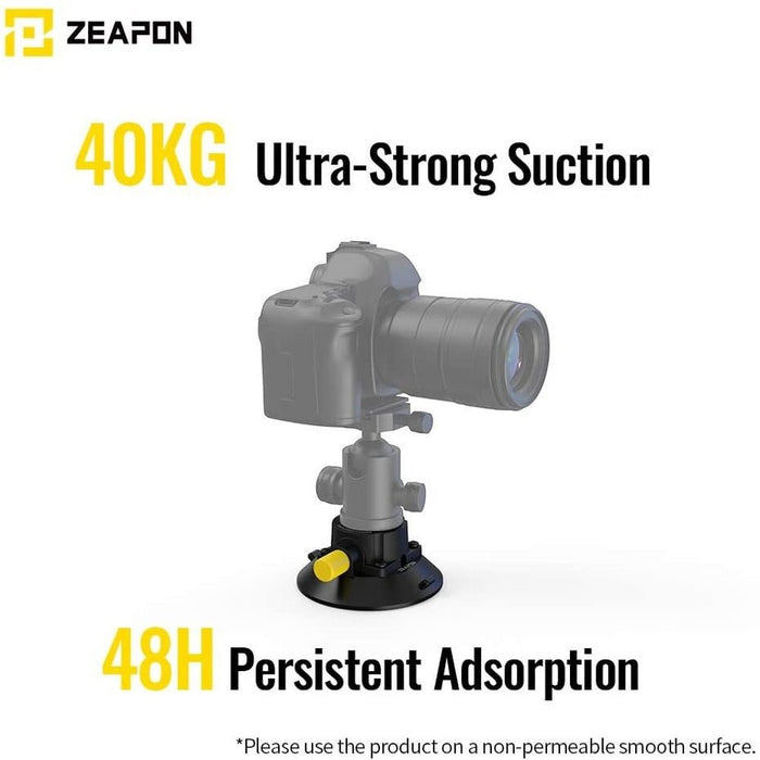 Zeapon 4.5" Hyla Suction Cup with M6 Screw(1/4" or 3/8") (Su450) - Gsus4