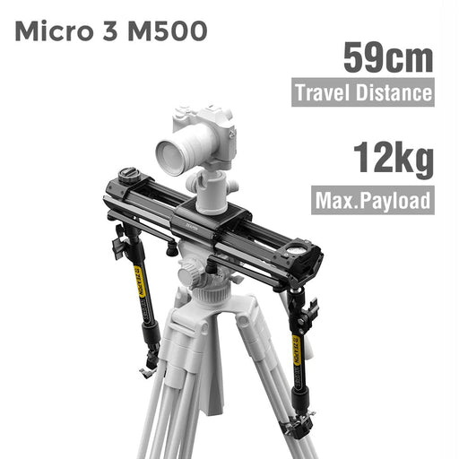 Zeapon Micro 3 M500 Manual Slider 59cm Running Length 12KG Payload (SD - H4) - Gsus4
