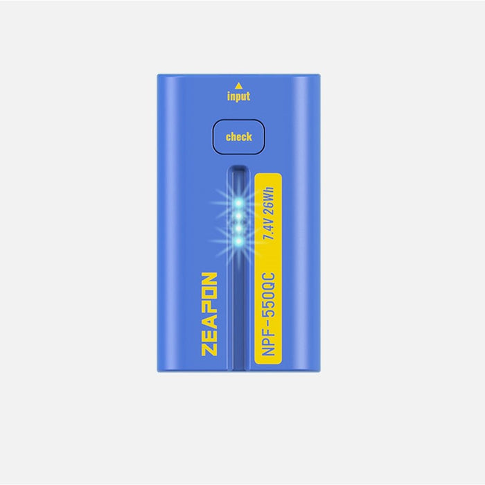 ZEAPON NPF - 550QC Blue Elf Battery With USB - C Charge Port (PH - E2) - Gsus4