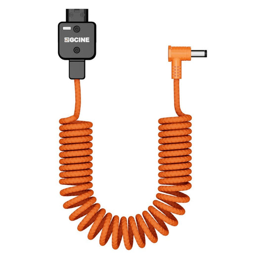 ZGCINE | DT - DCL | D - Tap to DC Power Cable | Coiled Braided Cable | 60 - 100cm (DT-DCL) - Gsus4