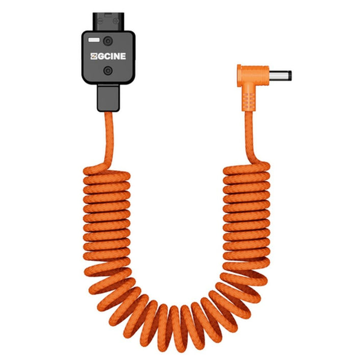 ZGCINE | DT - DCL | D - Tap to DC Power Cable | Coiled Braided Cable | 60 - 100cm (DT-DCL) - Gsus4