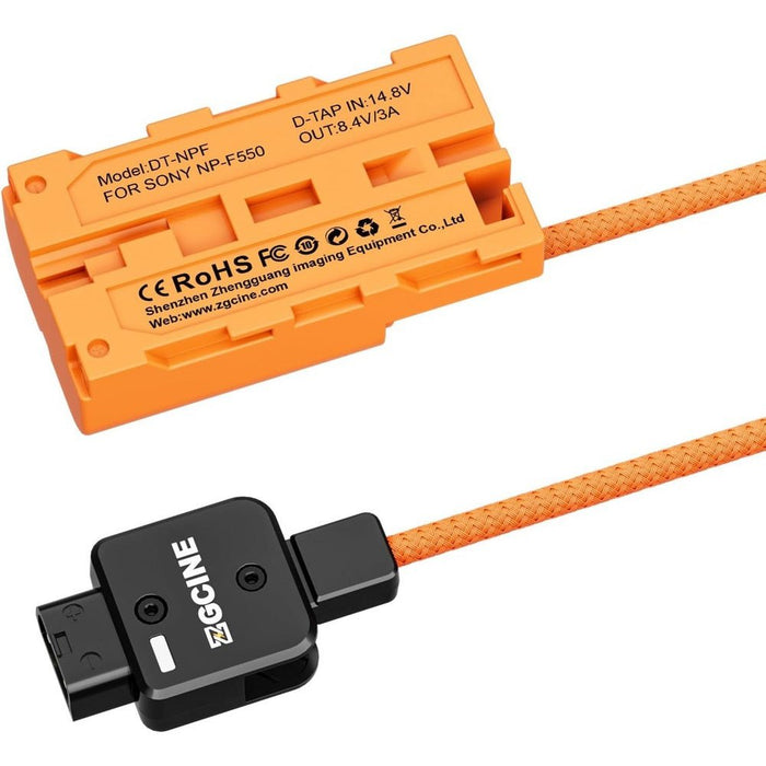 ZGCINE | DT - NPF | D - Tap to Sony NP - F550/570 | Dummy Battery Cable | 60cm (DT-NPF) - Gsus4