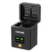 ZGCINE | PS - W235 | Dual Charging Case | For FujiFilm NP - W235 Battery | USB - C PD Input (PS-W235) - Gsus4