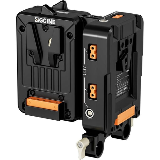 ZGCINE | VM - HS2 | Hot Swap / Shark Fin Dual Micro V Mount Battery Plate (VM-HS2) - Gsus4