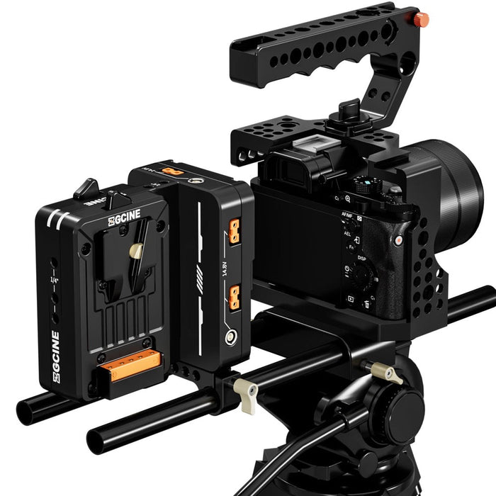 ZGCINE | VM - HS2 | Hot Swap / Shark Fin Dual Micro V Mount Battery Plate (VM-HS2) - Gsus4