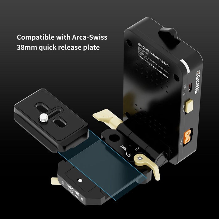 ZGCine | VM - VP4 | Quick Release V - Mount Plate (VM-VP4) - Gsus4