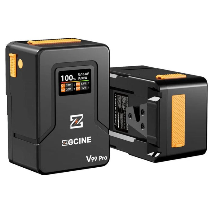 ZGCine | ZG - V99PRO | 99W V - Mount Battery | w/ PD100W, Multi - Ports & Smart Display (ZG-V99Pro-O) - Gsus4