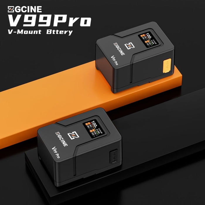 ZGCine | ZG - V99PRO | 99W V - Mount Battery | w/ PD100W, Multi - Ports & Smart Display (ZG-V99Pro-O) - Gsus4