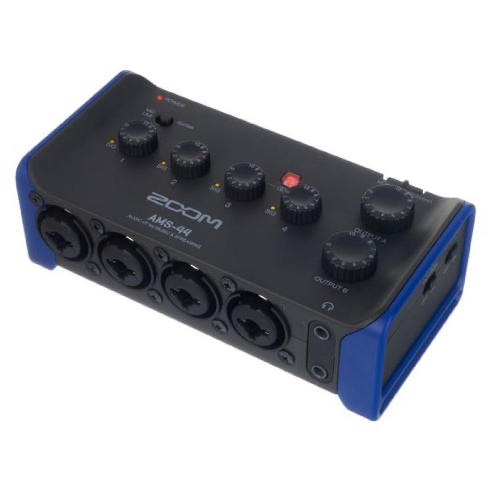 Zoom | AMS-44 | USB-C Streaming Audio Interface | Bus Powered | 4-in ...