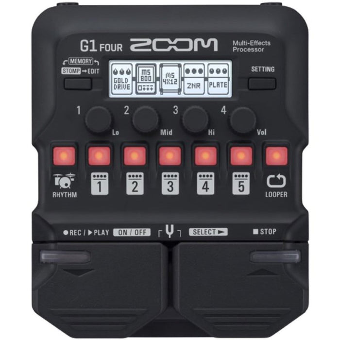 Zoom | G1 FOUR | Guitar Multi - Effects Processor Pedal (FXM031) - Gsus4