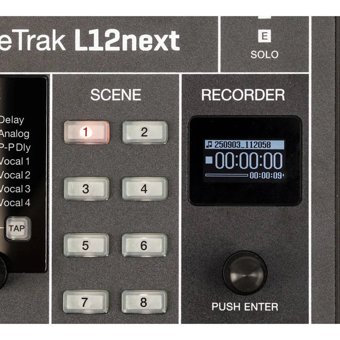 Zoom | LiveTrak L12Next | 12 Ch Digital Mixer & 32Bit Float Multitrack Recorder (FXR016N) - Gsus4