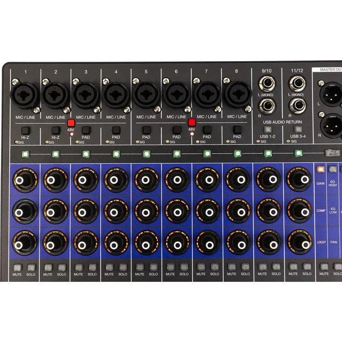 Zoom | LiveTrak L12Next | 12 Ch Digital Mixer & 32Bit Float Multitrack Recorder (FXR016N) - Gsus4
