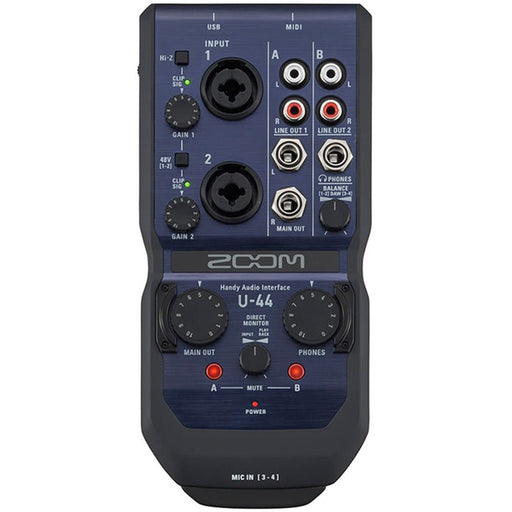 Zoom | U - 44 | Handy Audio Interface | 4 - In / 4 - out (FXS044) - Gsus4