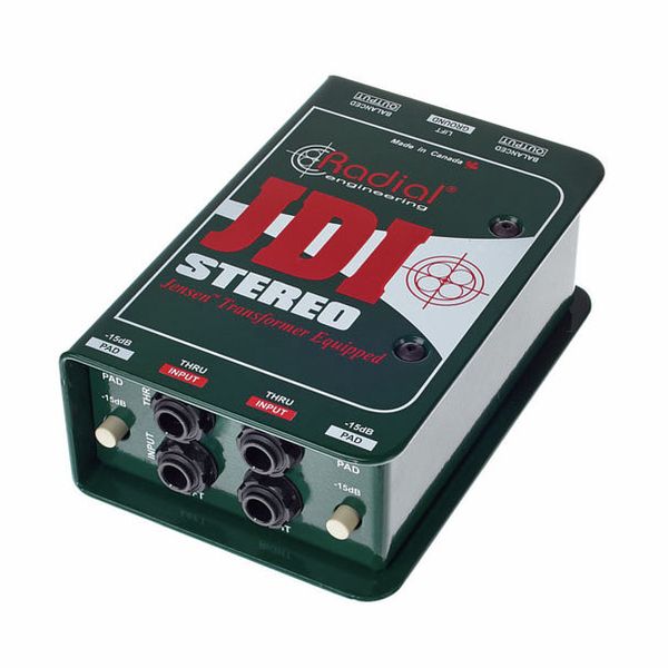 Radial | JDI Stereo | 2Ch Passive Direct Box w/ Jensen Transformer