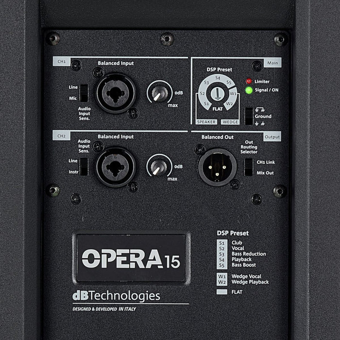 dB Technologies | OPERA 15 | 1200W 15" 2-Way Active Speaker