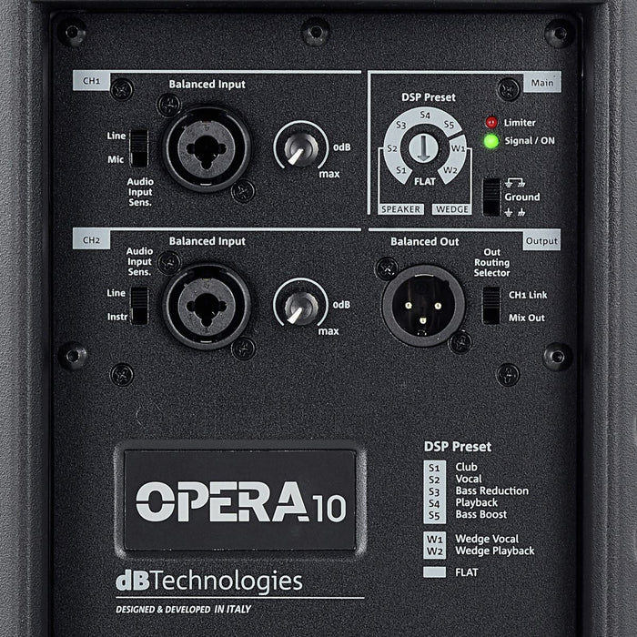 dB Technologies | OPERA 10 | 1200W 10" 2-Way Active Speaker