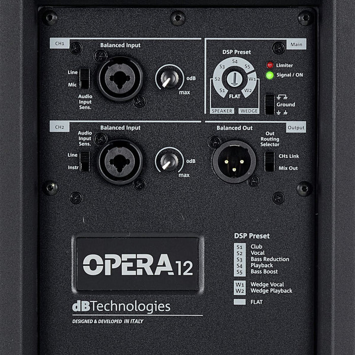 dB Technologies | OPERA 12 | 1200W 12" 2-Way Active Speaker