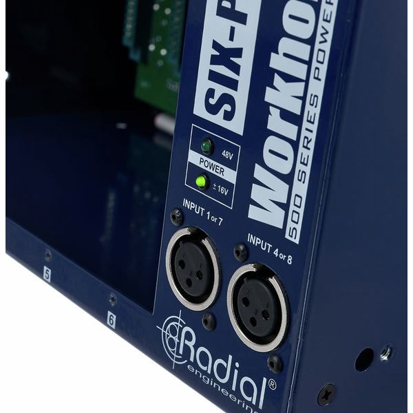 Radial | SIXPACK | 6-Slot 500 Series Rack