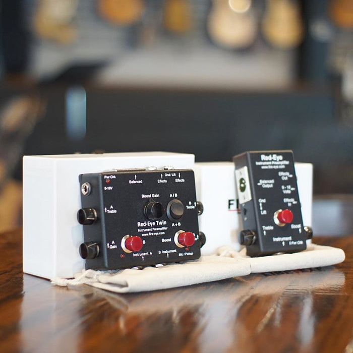 Red-Eye™ MK2 | Active & Passive Preamp DI Box w/ Clean Boost Switch & Effects Loop