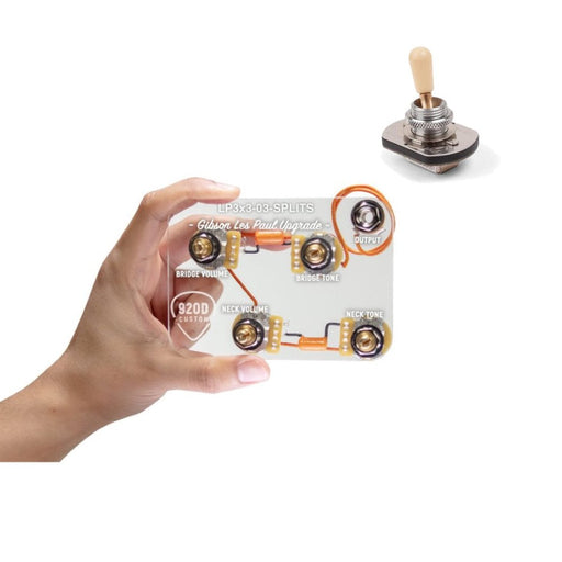 920D Custom | Free - Way | LP3x3 - 03 - SPLITS | Les Paul 50' Style 6 - Way Wiring Harness | CTS, Free - Way & Pure Tone Parts (LP3x3 - 03 - SPLITS) - Gsus4