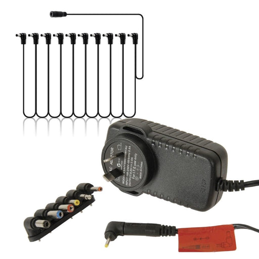 9V DC 3,000mA Power Supply | w/ Polarity Reversible Tips (MP3497) - Gsus4