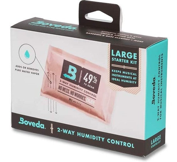 Boveda | 49% RH Humidity Control | Starter Kit | For Acoustic Guitars