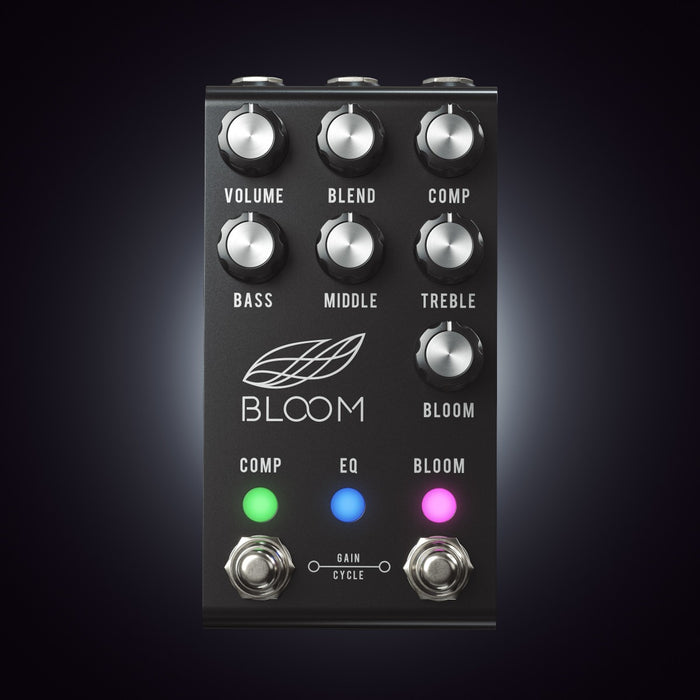 Jackson Audio | BLOOM V2 MIDI | BLACK | Compressor, EQ, Boost & Bloom w/ MIDI Switch