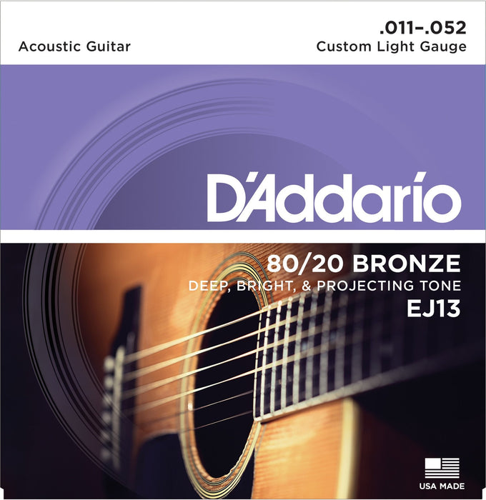 D'Addario Acoustic Guitar Strings 80/20 Bronze - Gsus4