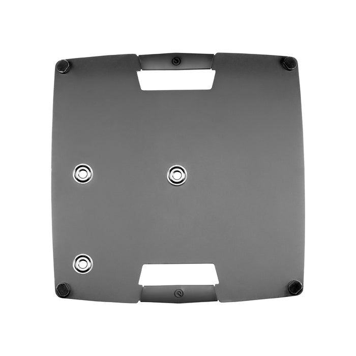 Gravity | LS431B | Black Lighting Stand W/ Square Steel Base & Off Centre Mounting Option