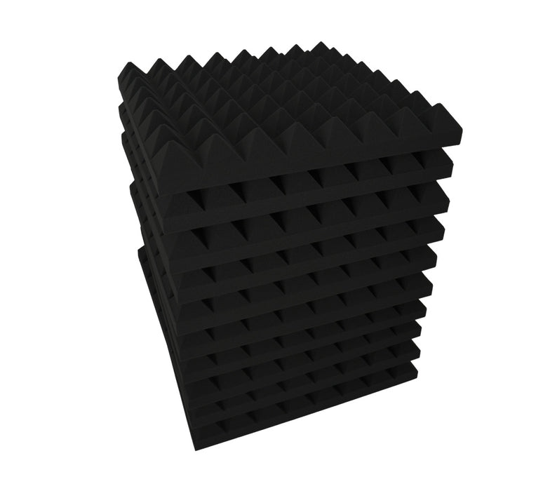 AVE | IsoPyramid | Pyramid Acoustic Foam | 10 Pack