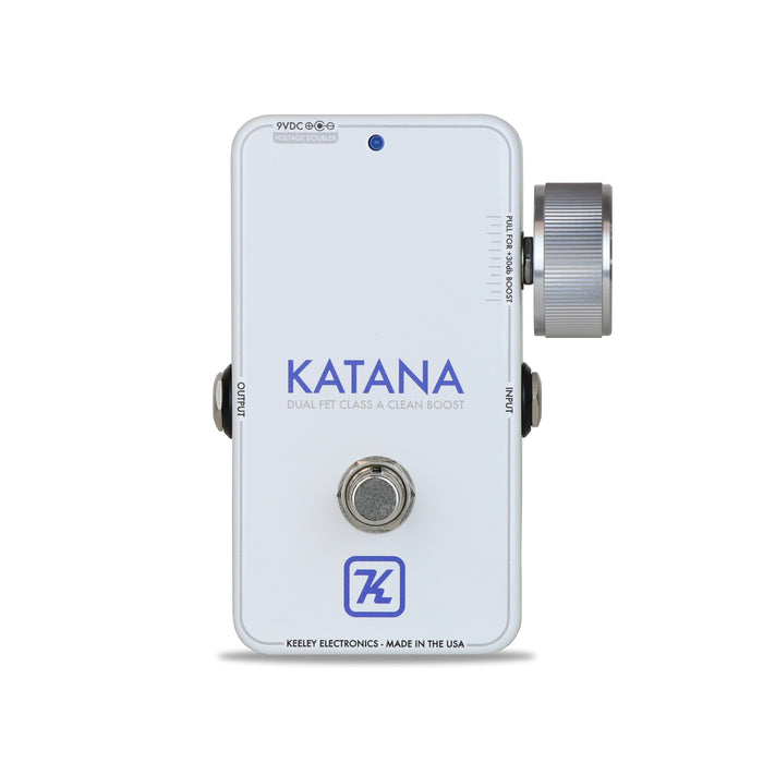 Keeley | KATANA | Throwback White | LIMITED EDITION | +30dB DUAL FET Clean Boost