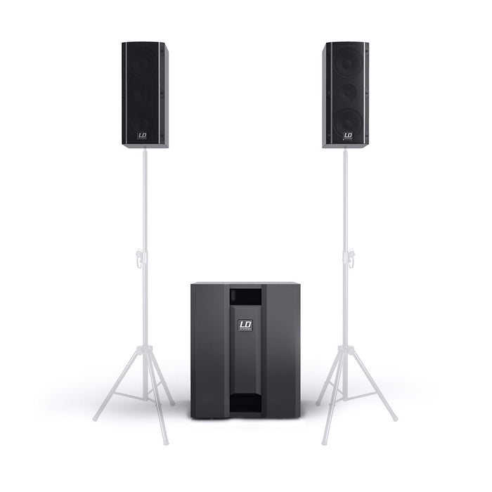 LD Systems | DAVE 8 Roadie | 2.1 Split PA System | 700W | Active