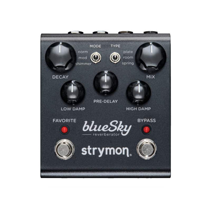 Strymon | blueSky | Reverberator Pedal | MIDNIGHT BLACK EDITION