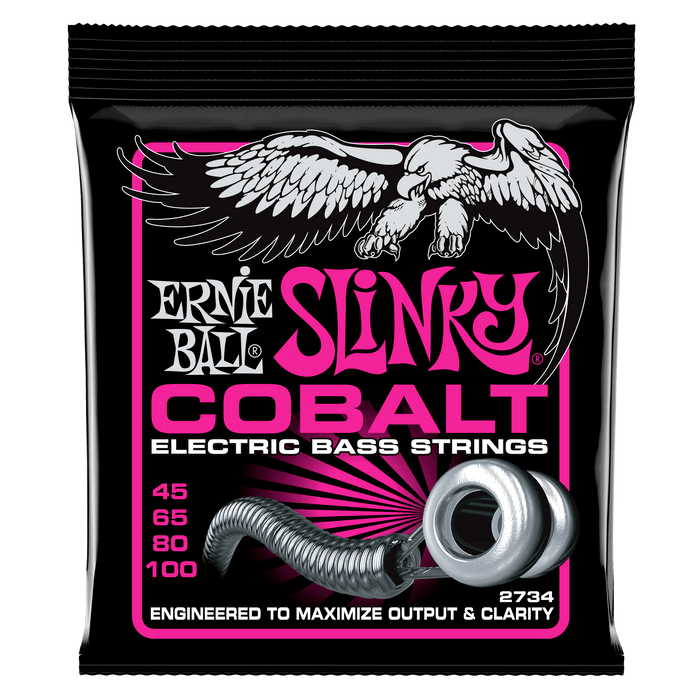 Ernie Ball | Super Slinky | Cobalt | BASS 4 Strings | 45-100 | P02734