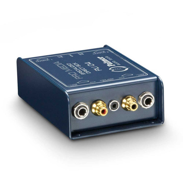 Palmer | PLI04 | 3.5mm Audio Input & 2 Channel Passive DI Box for Media