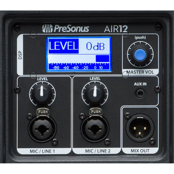 PreSonus | AIR12 | 12" 2-Way Active PA Loudspeaker | 1200w
