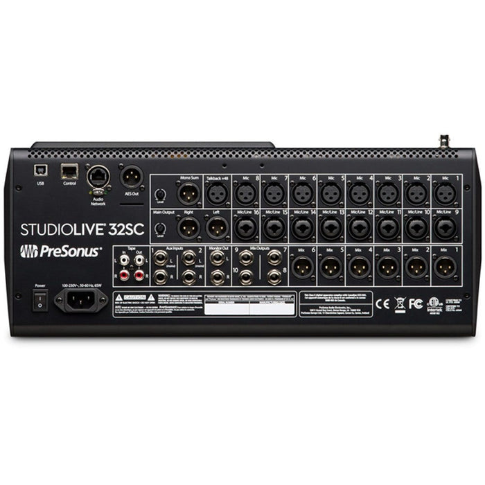 PreSonus | StudioLive 32SC | 32-Ch Digital Mixer & USB Audio Interface w/ Motorised Faders