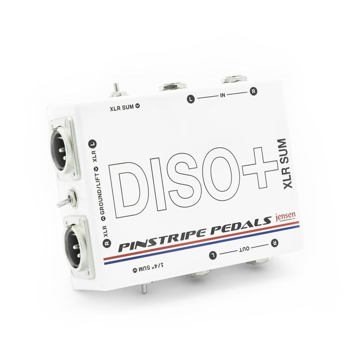 Pinstripe Pedals | DISO Plus XLR Mod | Dual / Stereo Summing Isolator DI | w/ Jensen Transformer