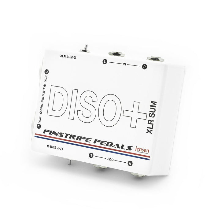 Pinstripe Pedals | DISO Plus XLR Mod | Dual / Stereo Summing Isolator DI | w/ Jensen Transformer
