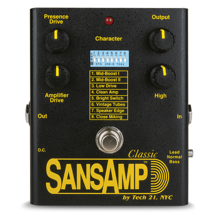Tech 21 | Sansamp | SA1 | Classic Pedal | Reissue | 2021