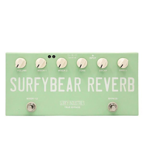 Surfy Industries | SurfyBear Compact | Real Spring Reverb | Surf Green