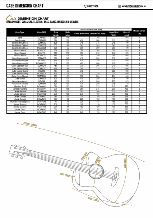 DCM | SA2 | Deluxe Semi Acoustic Case | ABS