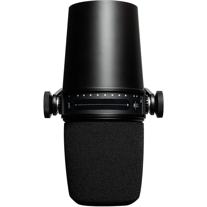 SHURE | Motiv MV7 | XLR & USB Dynamic Podcasting Microphone | Black