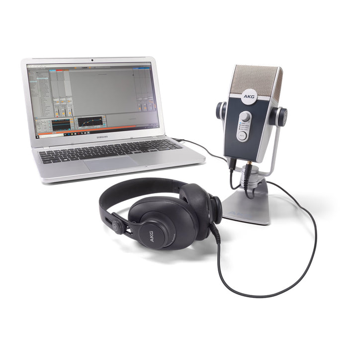 AKG | Podcaster Essentials Pack | AKG Lyra Ultra-HD USB Mic & AKG K371 Headphones